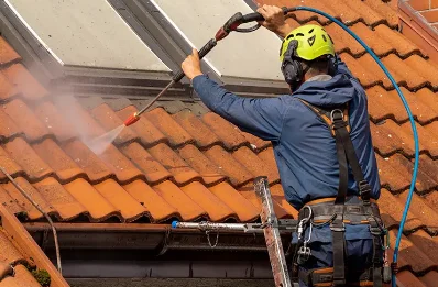 Démoussage et hydrofuge de toiture à Saint-Julien-de-Peyrolas
